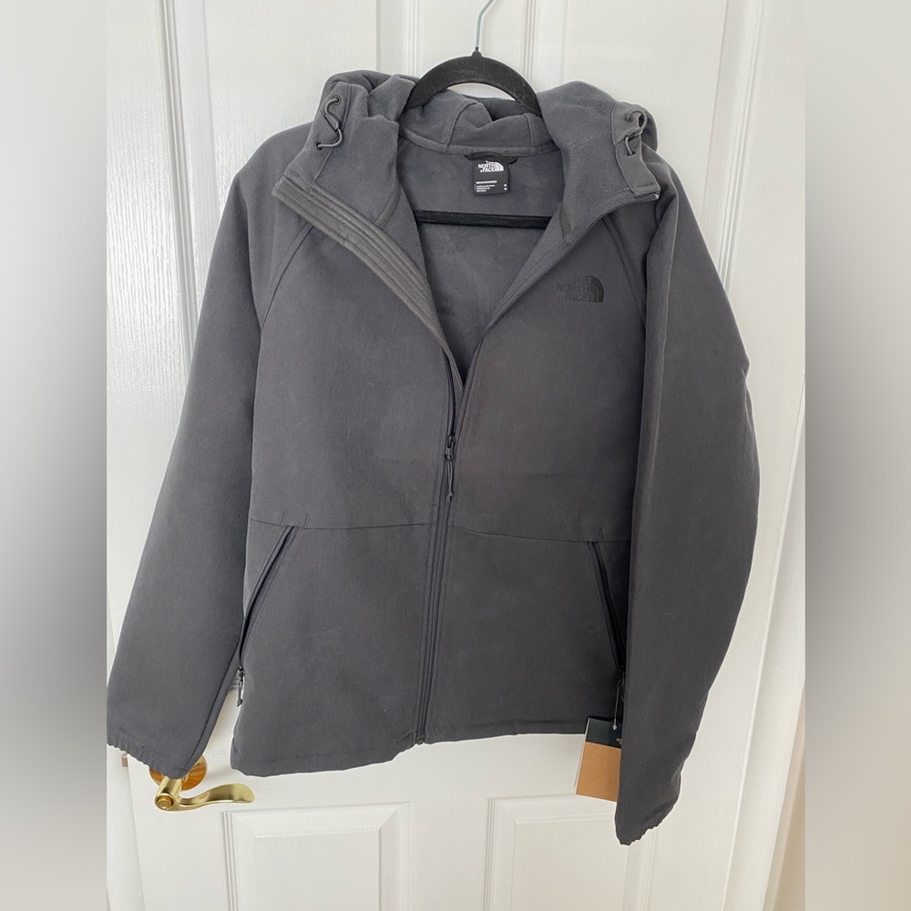 COPY - NWT north face grey Camden zip up hoodie size medium